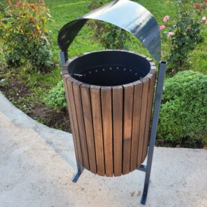 Cos de gunoi cu capac oval